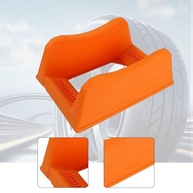 Suporte Multifuncional Laranja para Pneus de Carro e Rodas - Organização e Exposição Profissional - imagem 5