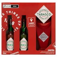 Kit Molho Pimenta Tabasco Vermelha E Jalapeño Verde - 60ml cada + Cone De Fritas - imagem 1