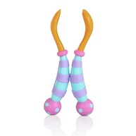 Nuby Talheres Divertidos Rosa - Seguros, Ergonômicos e Livres de BPA para Bebês - imagem 3