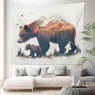 Urso para Tapeçaria Decorativa - 130x150cm | Decore Paredes com Estilo e Charme - imagem 5