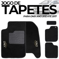 Tapete Carpete Onix 2012-2018 Preto Bordado: Proteção e Estilo para Seu Carro - imagem 3
