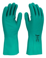 Luva de Nitrilo Verde 09G CA 41819: Proteção e Conforto para suas Tarefas - imagem 1