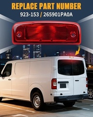 Terceira Luz de Freio LED para Nissan NV1500/2500/3500 (2012-2021) - Segurança e Estilo - imagem 5