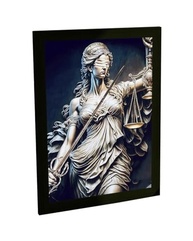 Quadro Decorativo Deusa da Justiça Themis - Estilo Clássico para Sala e Quarto - imagem 2