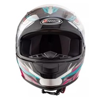 Capacete EBF Spark Dragon Preto e Tiffany - Segurança e Estilo para Sua Aventura - imagem 5