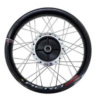 Par de Rodas Aro Monaco Cubo Diamantado para Honda Titan 150, Fan 150 e Start 160 - imagem 5