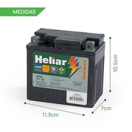 Bateria Heliar HTZ6L: Potência e Durabilidade para sua Moto Biz, Titan, Factor, XTZ e Mais! - imagem 3