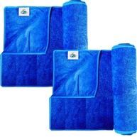 2x Toalha Microfibra Automotiva 50x90cm - Secagem Rápida e Sem Riscos - imagem 2