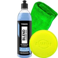 Kit Automotivo Blend Cleaner Vonixx Carnaúba e Sílica Limpadora 500ml Vonixx Toalha Aplicador Karbox - imagem 2