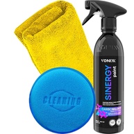 Kit Sinergy Vonixx Coating Vitrificador para Pintura em Spray 500ml Toalha e Aplicador Karbox - imagem 1