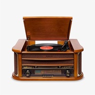 Vitrola ObaVintage: Toca Discos, CD, K7, USB, Bluetooth e Rádio FM - Reviva sua Música! - imagem 3
