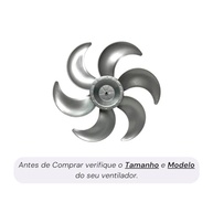 Hélice 6 Pás 40cm para Ventiladores Britânia e Philco - Compatibilidade Total - imagem 3