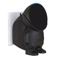 Suporte de Parede Astronauta para Alexa Echo Pop - Design Moderno e Organização Total (Preto) - imagem 1