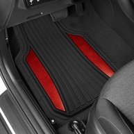 Tapetes de Carro Motor Trend Pretos e Vermelhos: Proteção Total e Estilo Esportivo - imagem 4