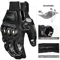 Luvas de Moto ILM com Proteção de Liga de Aço e Tela Touch - Segurança e Conforto para Esportes - imagem 5