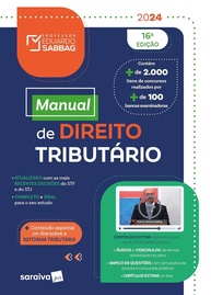 Manual de Direito Tributário 16ª Edição 2024: Essencial para Concursos e Graduação - imagem 1