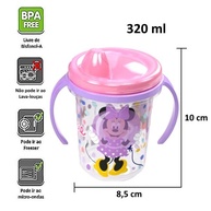 Kit Canecas com Alça Trio Mickey e Minnie - Copos de Treinamento Seguros para Bebês da Plasútil - imagem 2