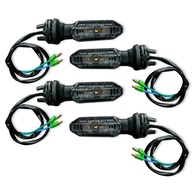 Kit 4 Pisca Seta LED Cristal Cb Twister 250 XRE 300 - Ano 2022 e Compatíveis - imagem 1