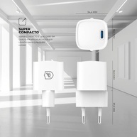 Carregador Gshield Ultra Rápido 20W USB-C GaN: Potência e Segurança para seu iPhone e Android - imagem 3