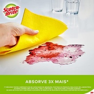 Pano de Pia Scotch-Brite 3M - Lavável, Reutilizável e Ultra Resistente - 2 Unidades Amarelas - imagem 4