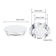 Keenso Tampas Centrais de Roda 70mm/60mm (4 Unidades) - Estilo Elegante e Proteção para Seu Carro - imagem 3