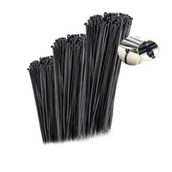 Kit 300 Unidades Cinta Abraçadeira Nylon 15cm, 20cm, 30cm x 3,6mm - Preta Reforçada e Proteção UV - imagem 2