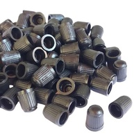 Kit 50 Tampas de Válvula Universais Pretas para Pneus - Proteção e Estilo para Seu Veículo - imagem 2