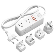 Adaptador de Tomada Universal WRXDMC: Sua Conexão Global com 6 Tomadas CA e 3 USB - imagem 2
