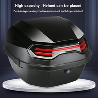 Baú Superior Universal para Moto - Extra Grande, Seguro e Resistente - imagem 3