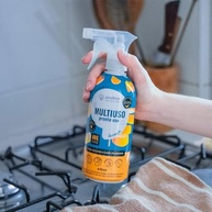 Limpador Multiuso Pronto Uso Laranja 470ml Positiv.a - Hipoalergênico e Natural - imagem 3