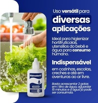 Hipoclorito 50ml - Desinfetante Bactericida Multiuso para Alimentos e Utensílios - imagem 3