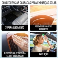 Protetor Solar Para-Brisa Universal: Proteção Térmica UV e Dobrável para Seu Carro - imagem 5