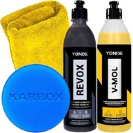 Kit Essencial Vonixx: V-Mol 500ml, Revox 500ml e Acessórios Karbox para Detalhamento Automotivo Completo - imagem 2