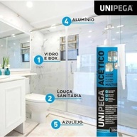 Silicones Acéticos UNIPEGA: Vedação Multiuso Incolor e Duradoura 250ml - imagem 3