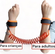 Pulseira de Segurança Infantil Rosa - Proteção Confiável para Passeios e Viagens - imagem 5