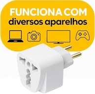 Adaptador Universal de Tomada: Viaje Conectado no Reino Unido, Europa e Brasil (Bivolt) - imagem 5