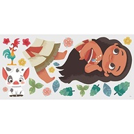 Decalques de Parede Disney Vintage Moana - 20 Peças Removíveis e Reutilizáveis - imagem 3