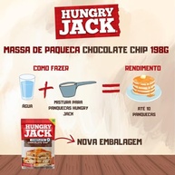 Massa Para Panquecas E Waffles Mix com Gotas de Chocolate Hungry Jack Chocolate Chip 198g - imagem 5
