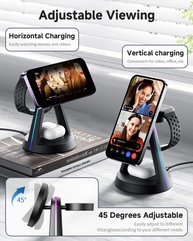 Carregador 3 em 1 Sem Fio: Celular, Fone e Watch - imagem 3