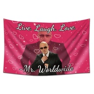Bandeira Decorativa Live Laugh Love 9,5 x 1,5m - Estilo Moderno para Quarto e Sala - imagem 1