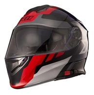 Capacete X11 Turner Prisma Articulado: Segurança e Estilo com Viseira Fumê e Óculos Interno - imagem 2