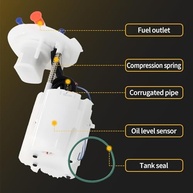 Conjunto Módulo Bomba Combustível E7280M para Cherokee, 200 e Dart (2.0L/2.4L) - Substitui FG155 - imagem 4