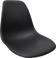 Assento para Cadeira Charles Eames Eiffel - Design Moderno em Polipropileno Preto - imagem 4