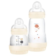 Mamadeira MAM Anticólica Easy Start Starter Set - 130ml + 260ml - Conforto Total para Bebês - imagem 2