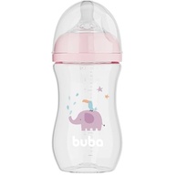 Mamadeira Easy Flow Elefante Rosa 270ml - Sistema Anticólico BPA Free da Buba - imagem 2