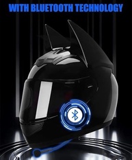 Capacete Modular Bluetooth Orelha de Gato ECE Certificado - Estilo e Segurança para Motociclistas - imagem 5