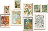 Conjunto de 9 Impressões de Arte de Parede Ecléticas Vintage - Coleção Maximalista com Estilos Matisse, Van Gogh e Monet - imagem 2