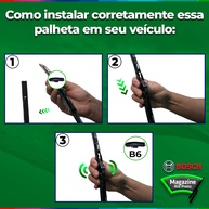 Palheta Voyage G1: Visibilidade Impecável Bosch Eco - imagem 2