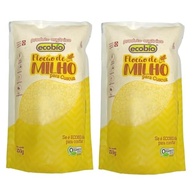 Ecobio, Kit 2 Flocão de Milho Orgânico S/ Glúten Vegano Ecobio 500g - imagem 2