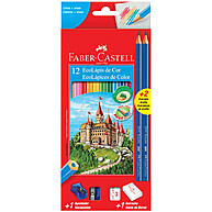 Ecolápis de Cor Faber-Castell: Kit Completo 12 Cores - imagem 1